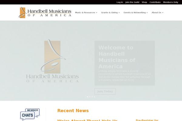 handbellmusicians.org site used Divi-child-02