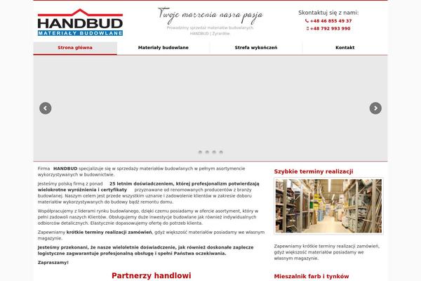 WordPress website example screenshot