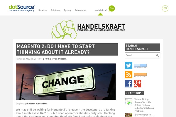 handelskraft.com site used Dotsource