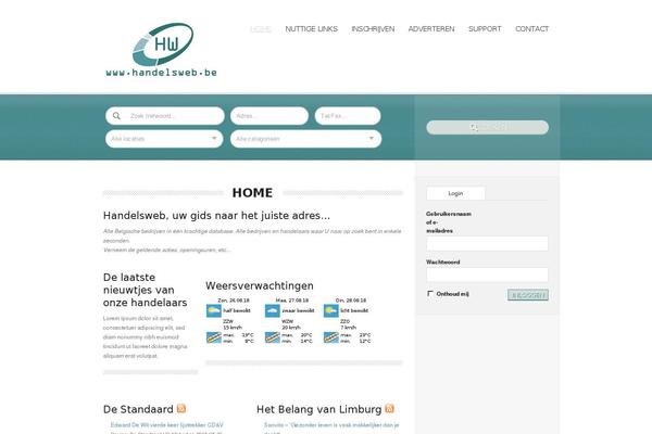 handelsweb.be site used Directory