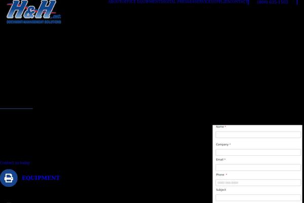 WordPress website example screenshot