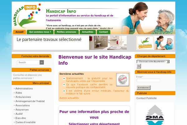 WordPress website example screenshot