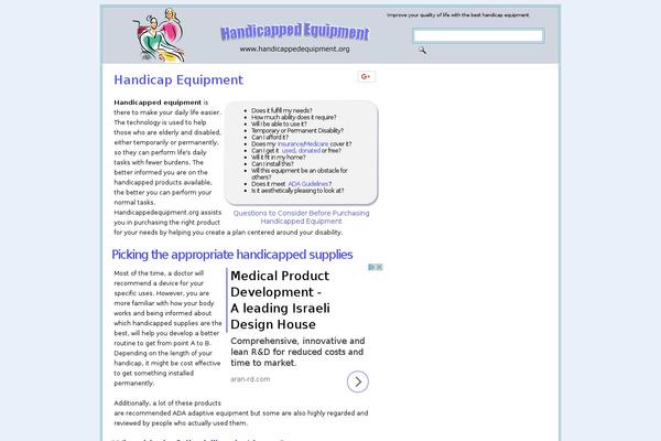 handicappedequipment.org site used Handeq
