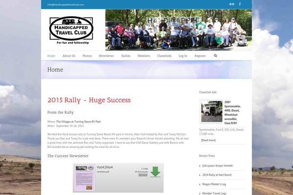 WordPress website example screenshot