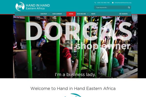 handinhand-ea.org site used Hih