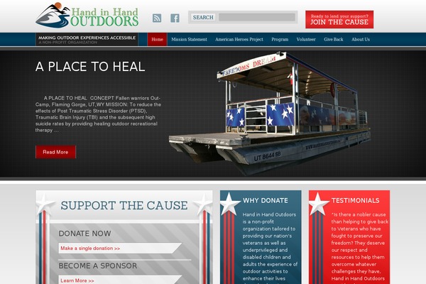 handinhandoutdoors.com site used Thebo