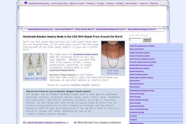 handmadebeadedjewelry.org site used Jewelry