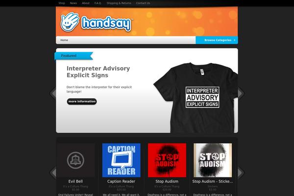 handsay.com site used Kelontong