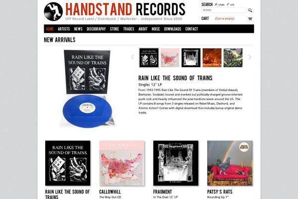 handstandrecords.com site used Handstand-2014