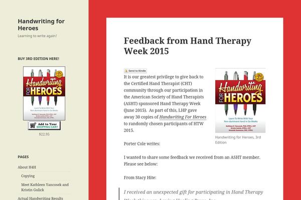 WordPress website example screenshot