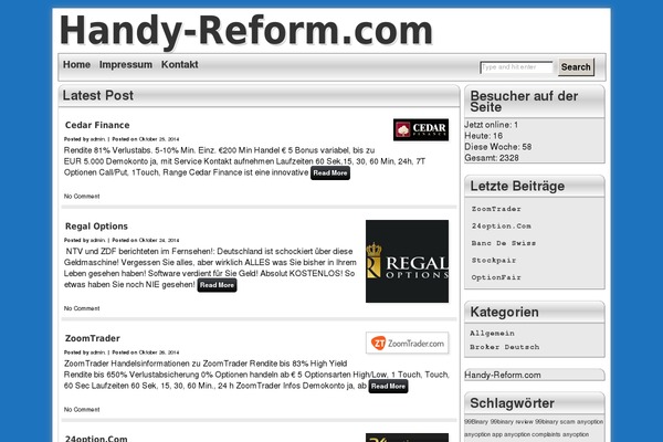 handy-reform.com site used Artikler