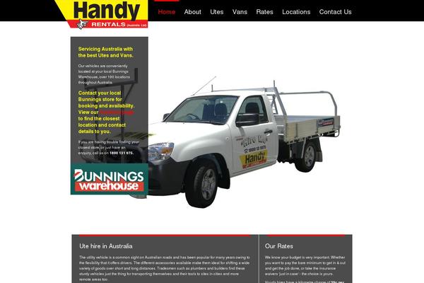 handyrentals.com.au site used Handyrentals
