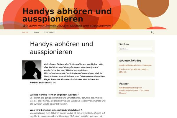 Twenty Thirteen theme site design template sample