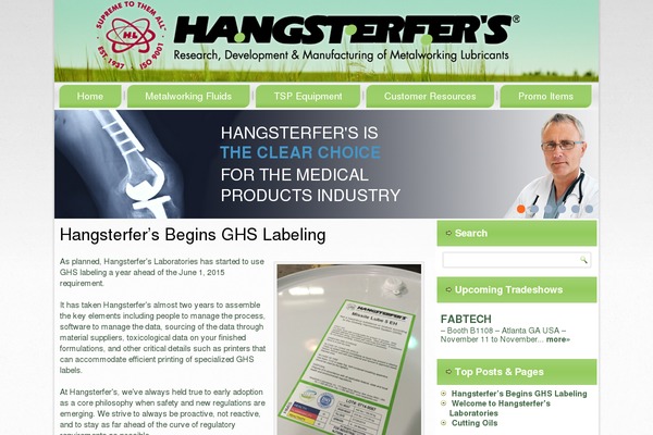 hangsterfers.com site used Hangsterfers2017_v4