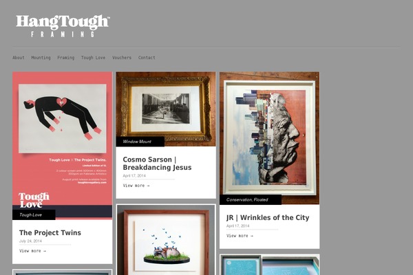 hangtoughframing.ie site used Hangtough