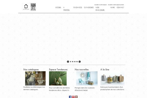 Hostmarks theme site design template sample