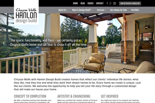 hanlonbuild.com site used Hanlon