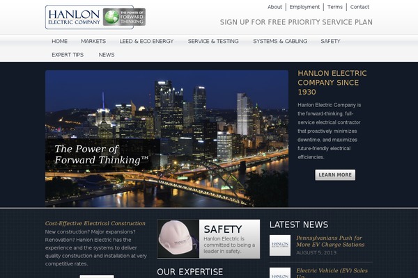 hanlonelectric.com site used Hanlon