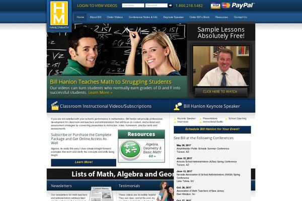 hanlonmath.com site used Hanlon