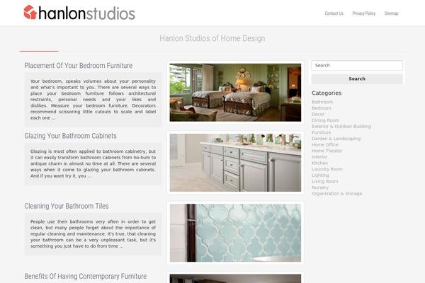 Studios theme site design template sample