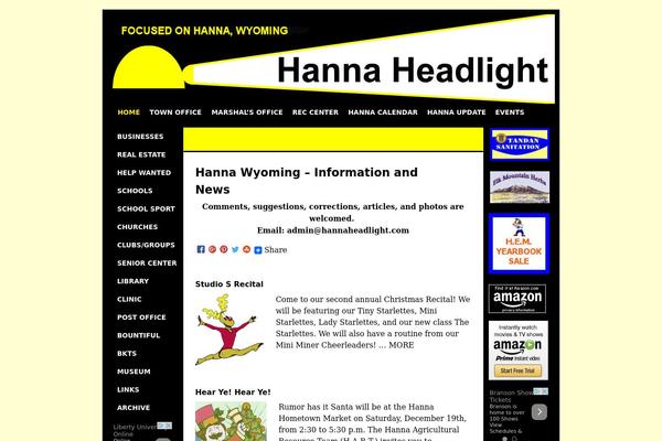 WordPress website example screenshot