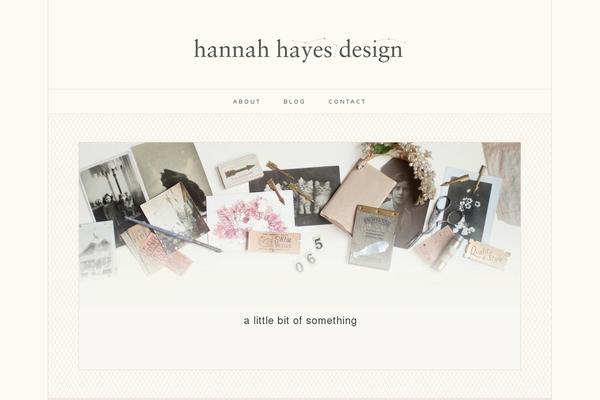 hannahhayes.co.uk site used Hannah