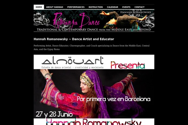 WordPress website example screenshot
