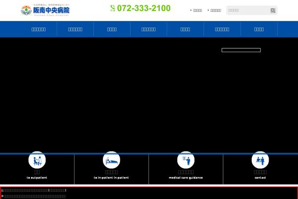 hannan-chuo-hsp.or.jp site used Hannan