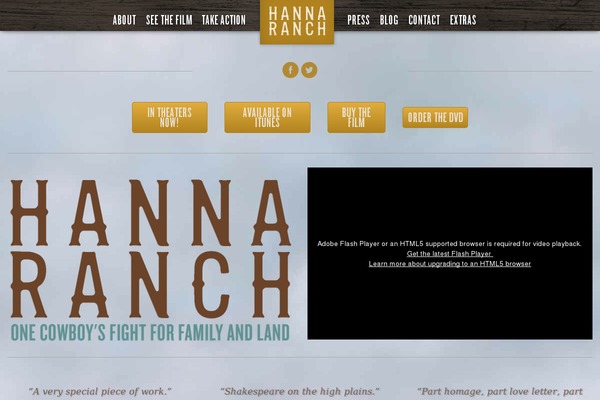 hannaranchmovie.com site used Hannaranch