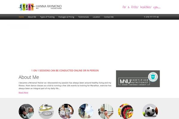 hannaraymond.com site used Hraymond