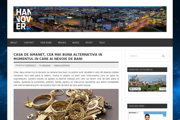 Site using Easy FancyBox plugin