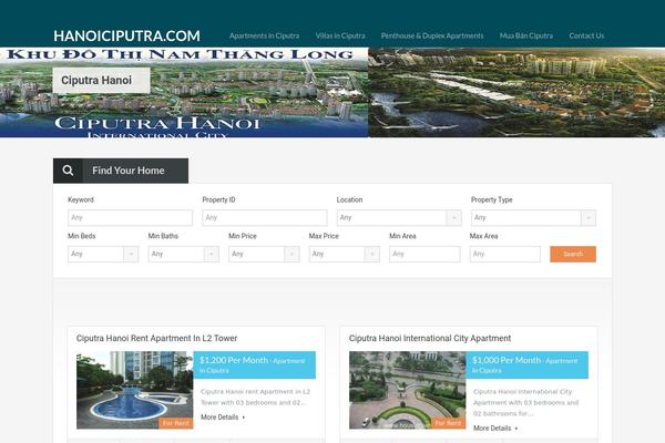 Realhomes Theme theme site design template sample
