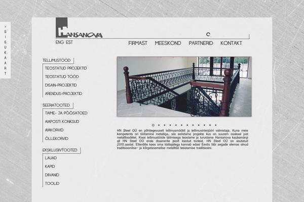 hansanova.com site used Steel