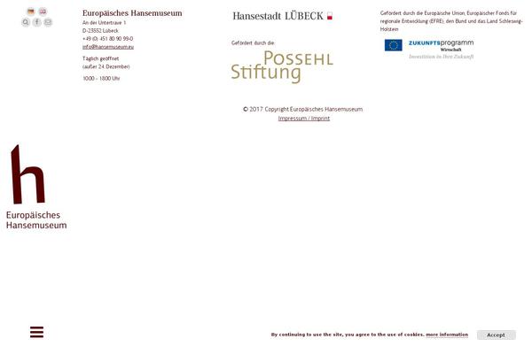 hansemuseum.eu site used Twenty Seventeen