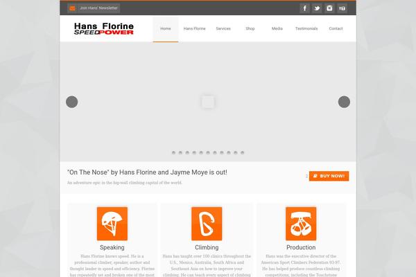 Explore theme site design template sample