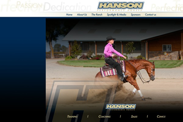 hansonperformancehorses.com site used Hanson