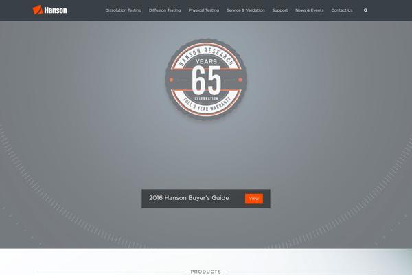 hansonresearch.com site used Hanson