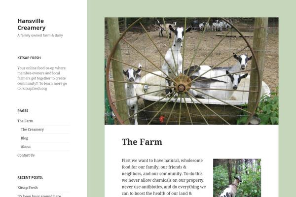 WordPress website example screenshot
