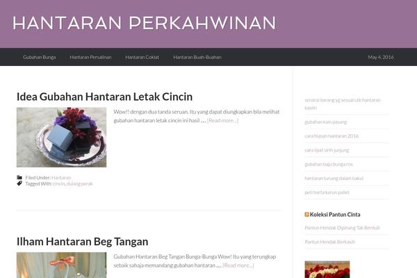 Genesis theme site design template sample