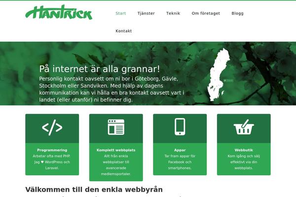 hantrick.se site used Hantrick