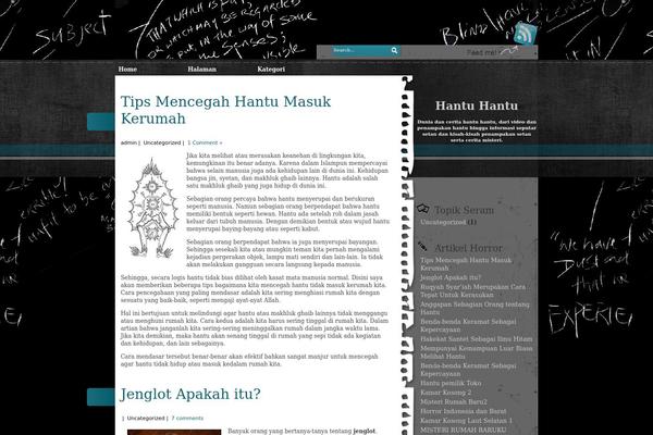 hantuhantu.com site used Black Board