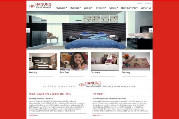 hanung.com site used Thewebconz