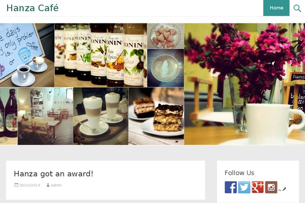 Radiate theme site design template sample
