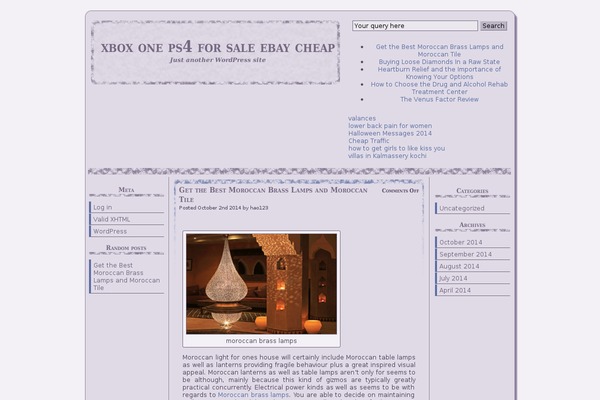 WordPress website example screenshot