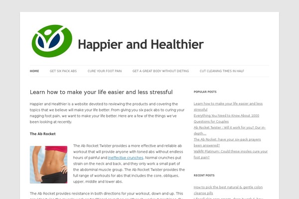 Twenty Twelve theme site design template sample