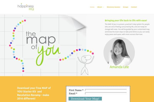 Divi theme site design template sample
