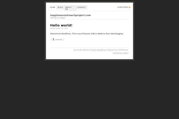 WordPress website example screenshot