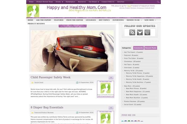 happyandhealthymom.com site used Usix