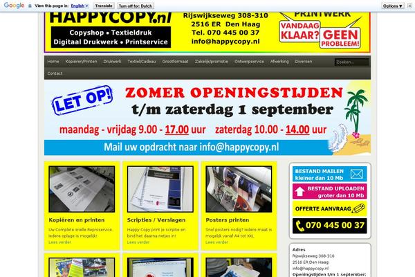 happycopy.nl site used Happy