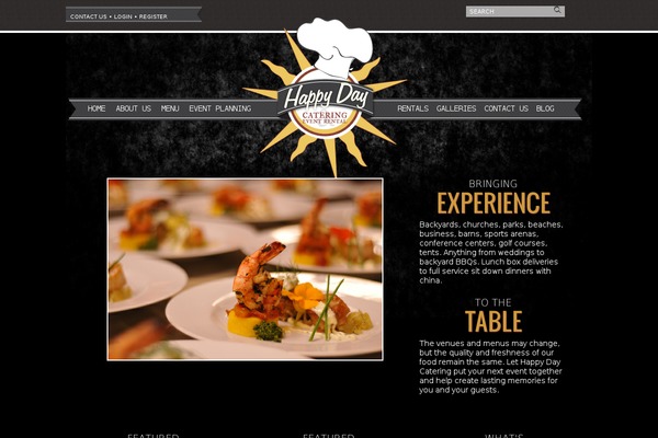 happydaycatering.com site used Starkers